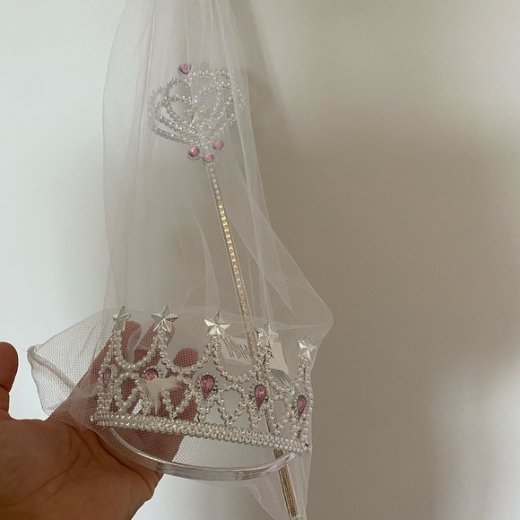 Light pink velvet dress. Size L 6X. Dream play - Picture 8 of 11